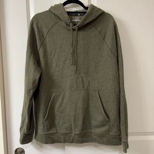 TekGear Sweatshirt Mens Large Green Fleece Pullover Hoodie